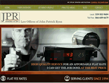 Tablet Screenshot of jprattorney.com